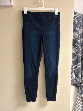 SPANX Dark Blue Pull-On Jeggings
